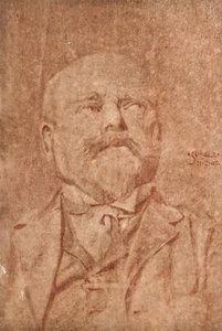 Portrett av en mann, 1907 av Egon Schiele