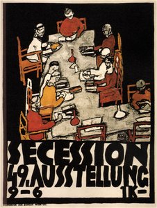 Plakat for Vienna Secession 49th Exhibition, 1918
