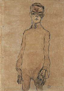 Selvportrett, 1910 av Egon Schiele