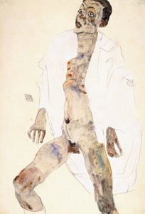Stående mann av Egon Schiele