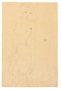 Stående kvinne, 1911 av Egon Schiele