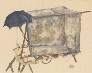 Gatevogn, 1914. av Egon Schiele