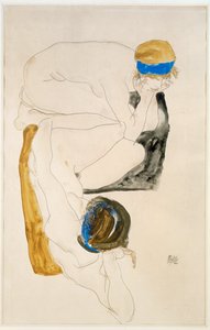 To løgnaktige skikkelser av Egon Schiele