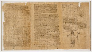 Samling av magiske formler (Papyrus 122 (1r)), 5. århundre (papyrus)