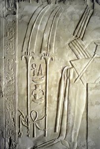 Egyptisk antikke: hieroglyfer. Kheruefs grav (TT 192) (18. dynasti av Egyptian 18th Dynasty
