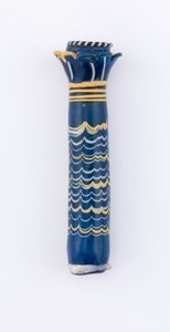 Flask, New Kingdom, ca. 1400–1300 f.Kr. (glass)