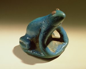 Frog, New Kingdom, ca. 1390–53 f.Kr. (fajanse)