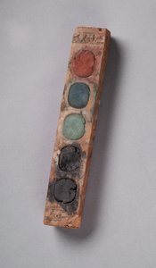 Paint Box of Vizier Amenemope, New Kingdom, ca. 1427-1401 f.Kr. av Egyptian 18th Dynasty