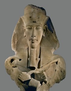 Farao Amenophis IV Akhnaton (skulptur) av Egyptian 18th Dynasty