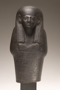 Shabti-figur for Amenemhat, New Kingdom (dioritt) av Egyptian 18th Dynasty