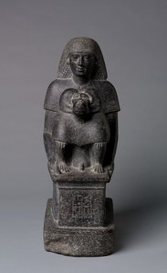 Statue av Minemheb, ca. 1391-1353 av Egyptian 18th Dynasty