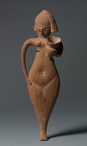 Statuett av en tjenestejente, ca. 1323-1186 f.Kr av Egyptian 18th Dynasty