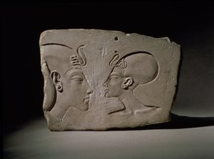 Wilbour-plaketten, fra moderne Amarna, New Kingdom (kalkstein)