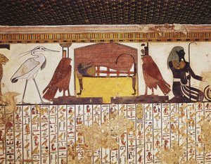 Egypt, Luxor, antikkens Theben, Queensdalen, Nerfertaris grav av Egyptian 19th Dynasty
