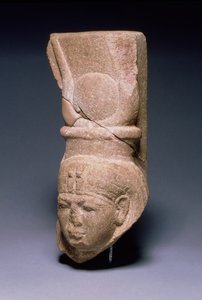 Leder for Hathor, fra Serabit-el-Khadim på Sinai-halvøya, New Kingdom, ca. 1279-1213 f.Kr. (kvartsitt)