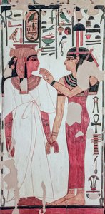 Graven til Nefertari. (veggmaling) av Egyptian 19th Dynasty