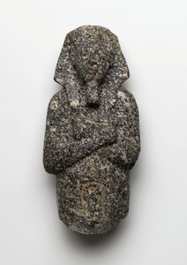 Ushabti-figur av Amenophis IV (Akhenaten) (ca. 1364-1347 f.Kr.) fra El Amarna, New Kingdom (granitt)