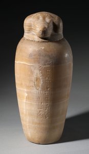 Baldakinkrukke med bavianhode, 664-525 f.Kr av Egyptian 26th Dynasty