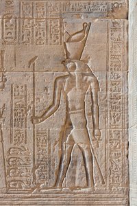 Relieffer ved Philae-tempelet, Aswan, Egypt av Egyptian 30th Dynasty