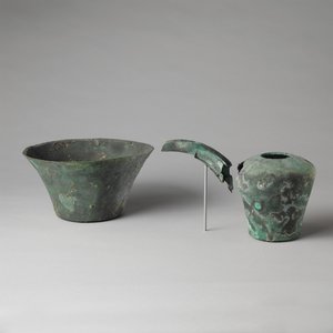 Ør og kum (kobber) av Egyptian 6th Dynasty