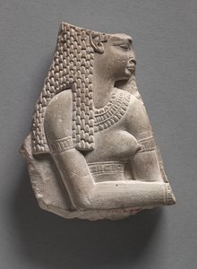 Dobbeltsidig votivrelieff, gresk-romersk periode, 305-30 f.Kr av Egyptian Ptolemaic Period