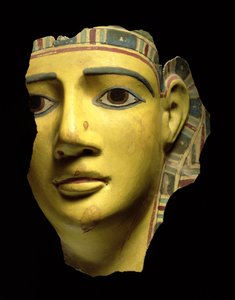 Mummimaske (polykrom kartong)