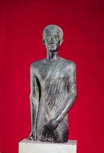 Statue av Hor, fra Alexandria, ca. 40 f.Kr. (basalt)