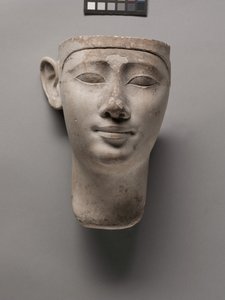 Votivt hode for en konge, 305-246 f.Kr av Egyptian Ptolemaic Period