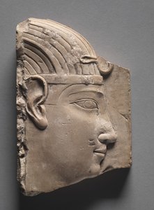 Votivrelieff av en konge, gresk-romersk periode, 305-246 f.Kr av Egyptian Ptolemaic Period