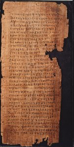 Side fra Johannesevangeliet av Egyptian School