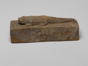 Liten kiste for en krokodille, 664-332 f.Kr. (tre)