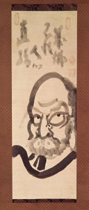 Daruma (blekk på papir) av Ekaku Hakuin