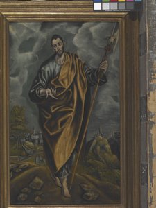 St. Judas Thaddaeus eller St. Thomas (olje på lerret)