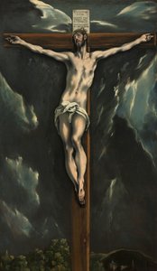 Kristus på korset, ca. 1600-10 (olje på lerret) av El Greco