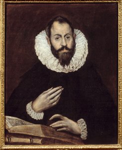 Mannsportrett. Maleri av Domenikos Theotokopoulos dit El Greco (1541-1614), rundt 1600-1610. Olje på lerret. Amiens, Musee De Picardie - Portrett av en mann. Maleri av Domenikos Theotokopoulos kalt El Greco (1541-1614), rundt 1600-1610. Olje på lerret. Pi av El Greco