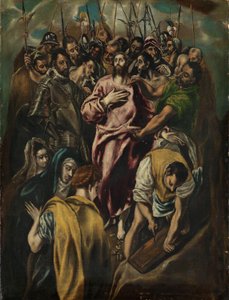 The Disrobing of Christ, ca. 1600 (olje på lerret) av El Greco