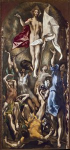 Kristi oppstandelse (olje på lerret av El Greco