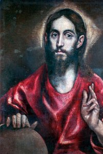 Kristus velsigner verdens frelser, 1600-tallet av El Greco