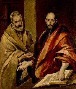 Apostlene Peter og Paulus av El Greco