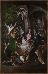 Hyrdenes tilbedelse, ca. 1605-10 av El Greco