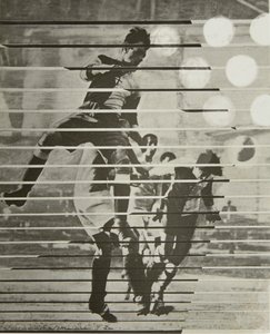 Fotballspiller, 1926. av Eliezer Markowich Lissitzky