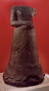 Statue av Napirasu, kona til Elamit-kongen Untash-Napirisha, ca. 1340-1300 f.Kr. (bronse og kobber)