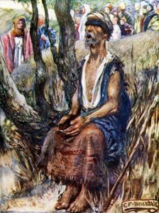 Blind Bartimeus (farge litho)