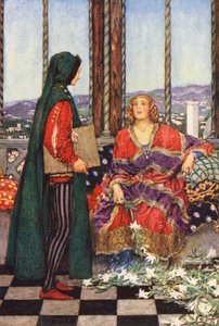 Illustration für Die Versammlung von Bruder Hilarius von Michael Fairless von Eleanor Fortescue-Brickdale