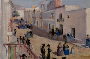 Gatescene, nd av Eleanor Harris