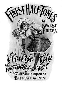 Fineste halvtoner til laveste priser, 1901. av Electric City Engraving Co