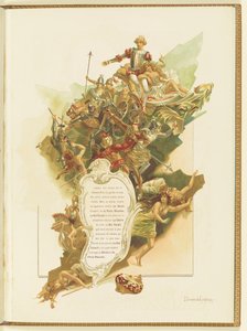 Program for balletten La Perle av Marius Petipa og Riccardo Drigo, 1896.