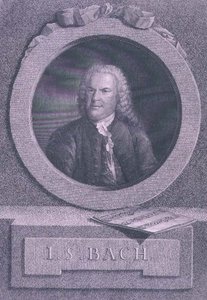 Legg til 38072 f.5 Johann Sebastian Bach (1685-1750), tysk komponist, gravert av S.G. Kutner av Elias Gottleib (after) Haussmann