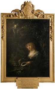 Maria Gyllenstierna von Lundholm (1716-1783), Baronin, verheiratet mit dem Ratsherrn Baron Esbjörn Kristian Reuterholm av Elias Martin