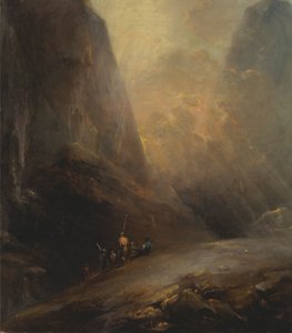 Fjelllandskap med Banditti av Elias Martin